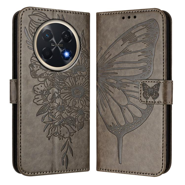 For Huawei Pura 90 Pro Max 5G Embossed Butterfly Leather Phone Case