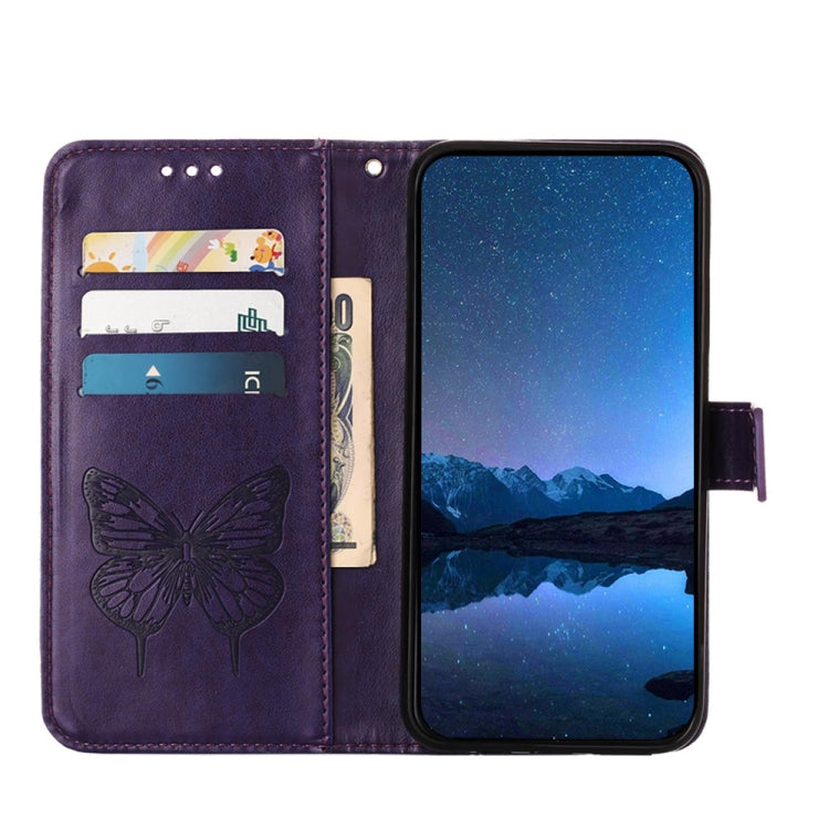 For Honor X8 5G / 70 Lite / X6 / X6s Embossed Butterfly Leather Phone Case
