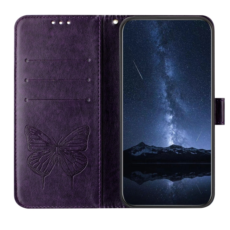 For Honor X9C 5G Global Embossed Butterfly Leather Phone Case