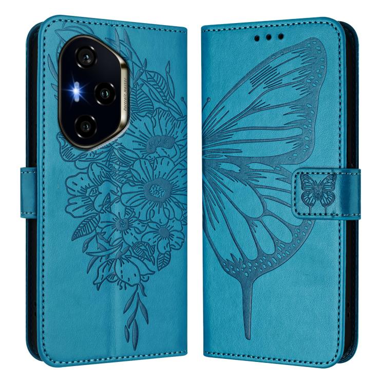For Honor 300 Pro / 300 Ultra Embossed Butterfly Leather Phone Case