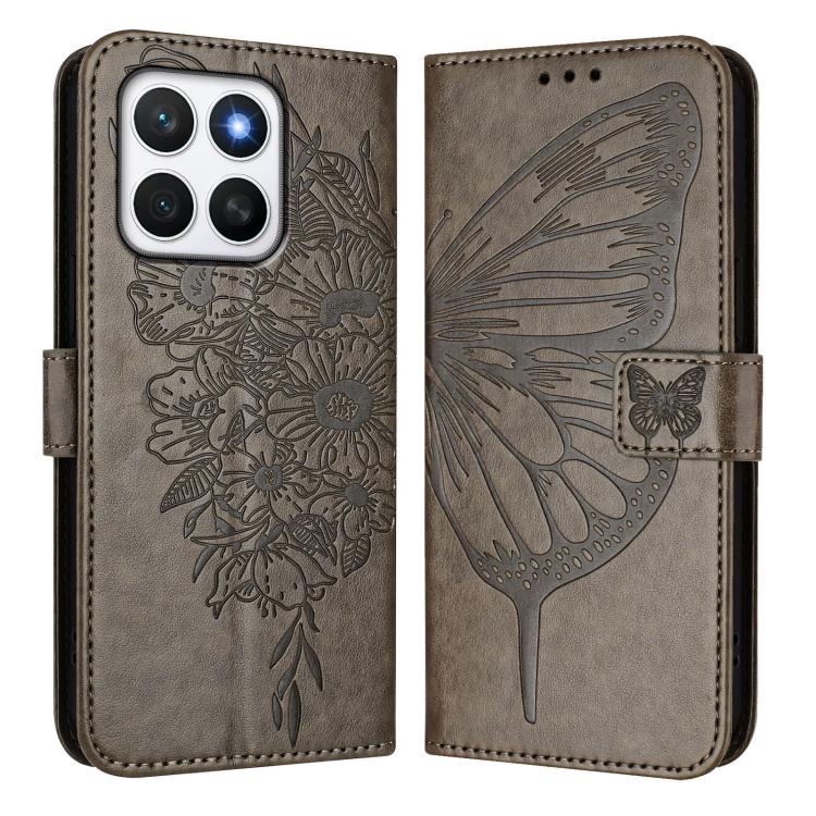 For Honor X8C 4G Global Embossed Butterfly Leather Phone Case