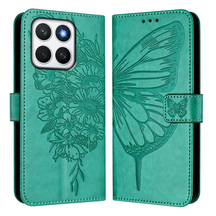 For Honor X8C 4G Global Embossed Butterfly Leather Phone Case