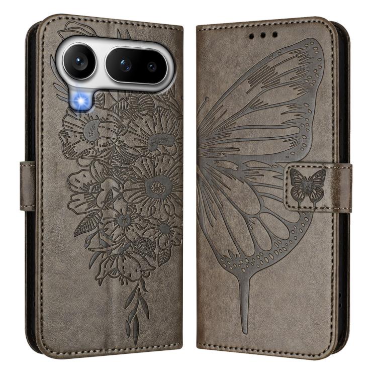 For Honor Magic8 Pro Air 5G Embossed Butterfly Leather Phone Case