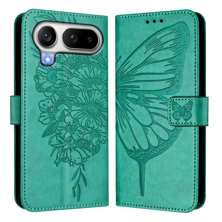 For Honor Magic8 Pro Air 5G Embossed Butterfly Leather Phone Case