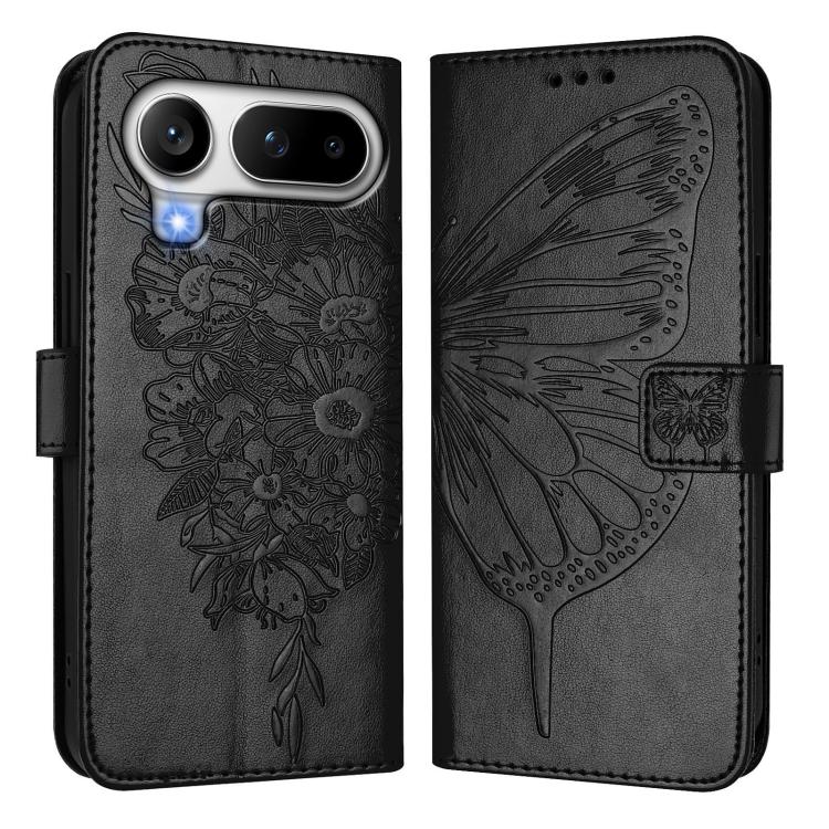For Honor Magic8 Pro Air 5G Embossed Butterfly Leather Phone Case