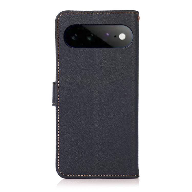 For Google Pixel 11 Pro XL KHAZNEH Custer Genuine Leather RFID Phone Case