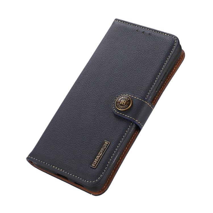 For Google Pixel 11 Pro XL KHAZNEH Custer Genuine Leather RFID Phone Case
