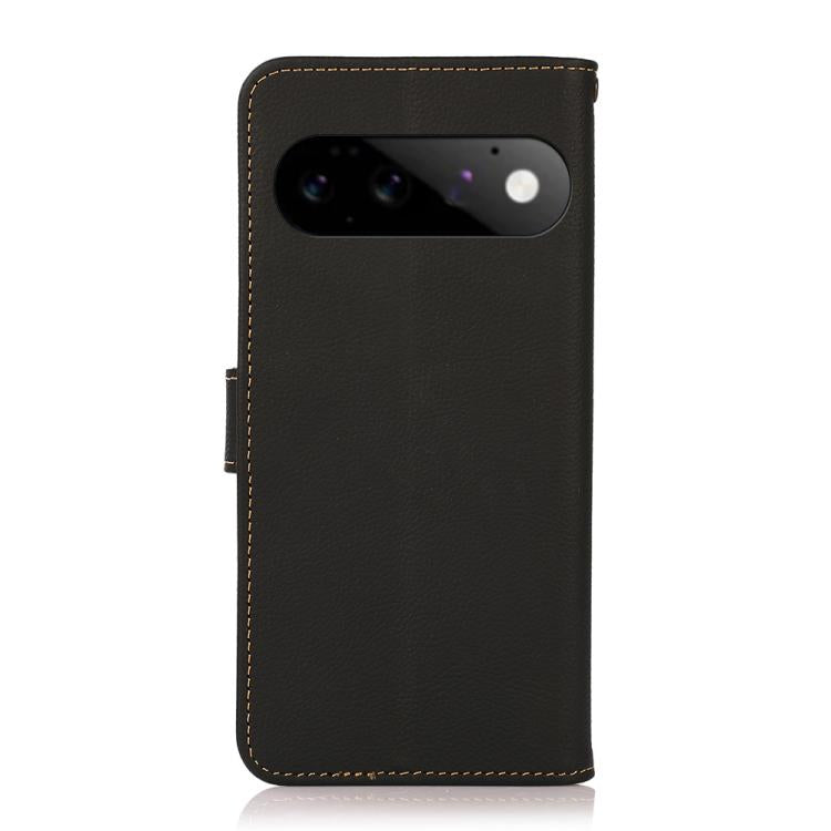 For Google Pixel 11 Pro / 11 KHAZNEH Custer Genuine Leather RFID Phone Case