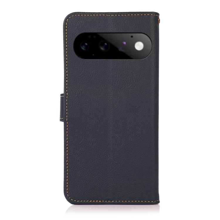 For Google Pixel 11 Pro / 11 KHAZNEH Custer Genuine Leather RFID Phone Case