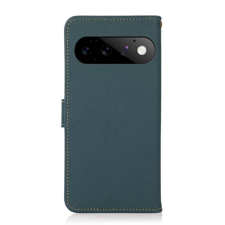 For Google Pixel 11 Pro / 11 KHAZNEH Custer Genuine Leather RFID Phone Case
