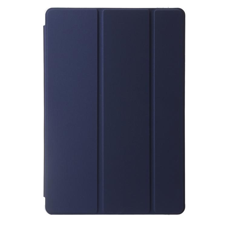 For Samsung Galaxy Tab S10 FE+ 3-Fold Clear Acrylic Leather Tablet Case