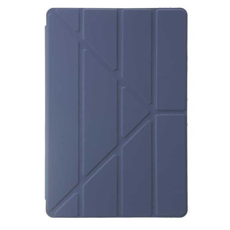 For Samsung Galaxy Tab S10 FE+ Clear Acrylic Deformation Leather Tablet Case