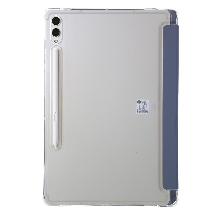For Samsung Galaxy Tab S10 FE+ Clear Acrylic Deformation Leather Tablet Case