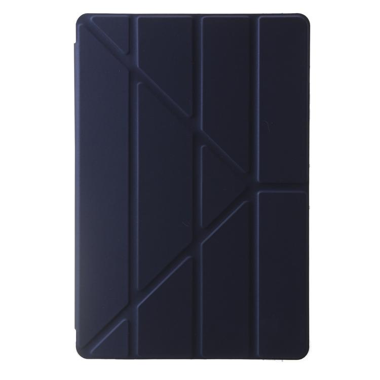 For Samsung Galaxy Tab S10 FE+ Clear Acrylic Deformation Leather Tablet Case