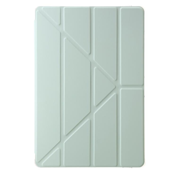 For Samsung Galaxy Tab S10 FE+ Clear Acrylic Deformation Leather Tablet Case