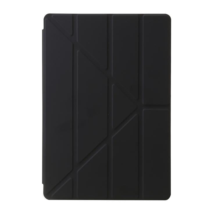 For Samsung Galaxy Tab S10 FE+ Clear Acrylic Deformation Leather Tablet Case