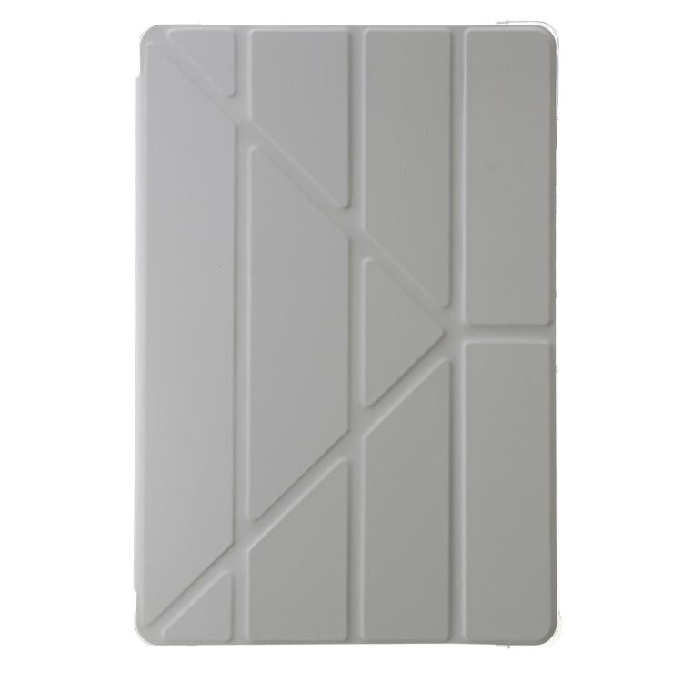 For Samsung Galaxy Tab S11 Clear Acrylic Deformation Leather Tablet Case