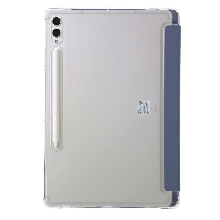 For Samsung Galaxy Tab S11 Clear Acrylic Deformation Leather Tablet Case