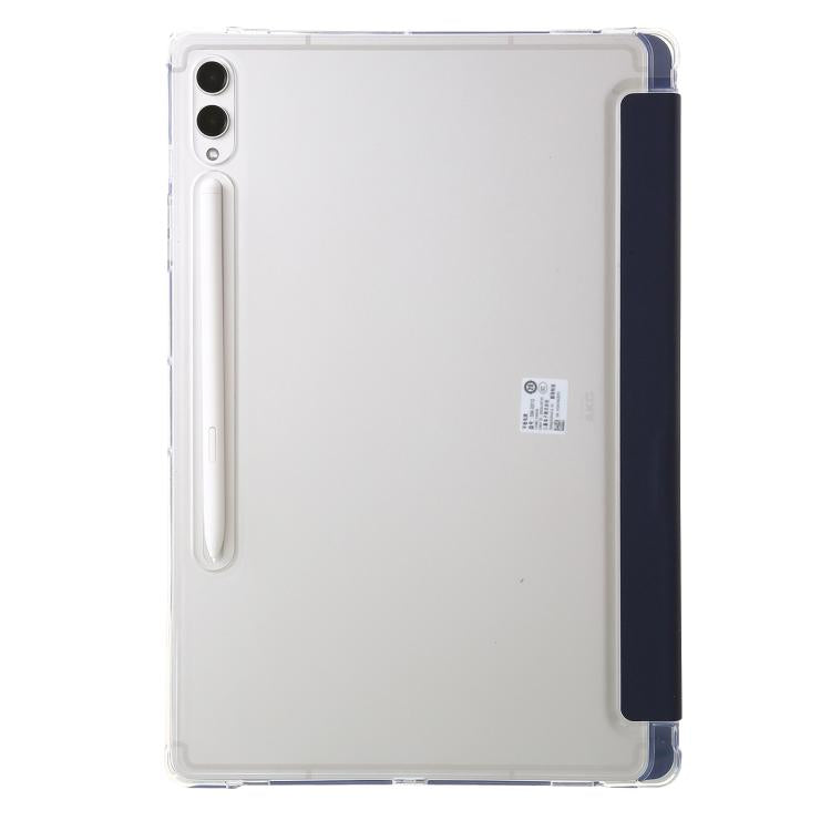 For Samsung Galaxy Tab S11 Clear Acrylic Deformation Leather Tablet Case