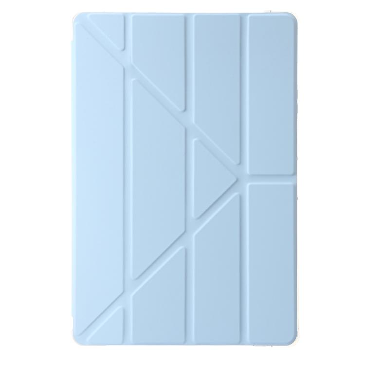 For Samsung Galaxy Tab S11 Clear Acrylic Deformation Leather Tablet Case