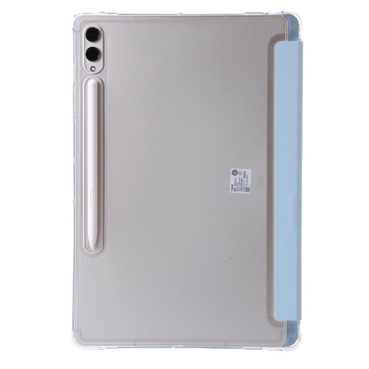 For Samsung Galaxy Tab S11 Clear Acrylic Deformation Leather Tablet Case