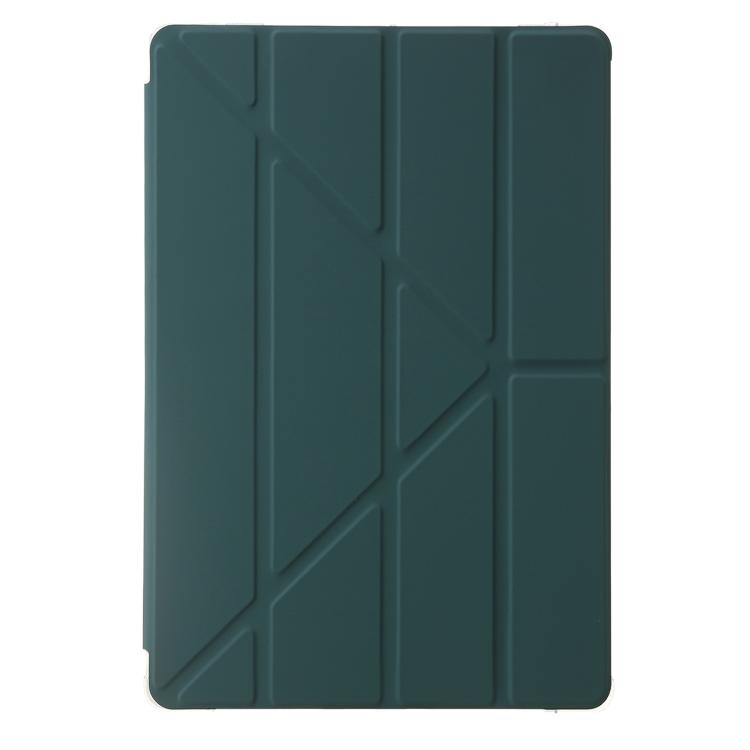 For Samsung Galaxy Tab S11 Clear Acrylic Deformation Leather Tablet Case