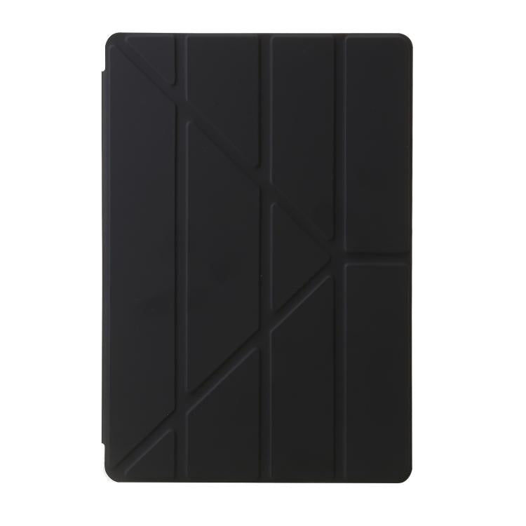 For Samsung Galaxy Tab S11 Clear Acrylic Deformation Leather Tablet Case