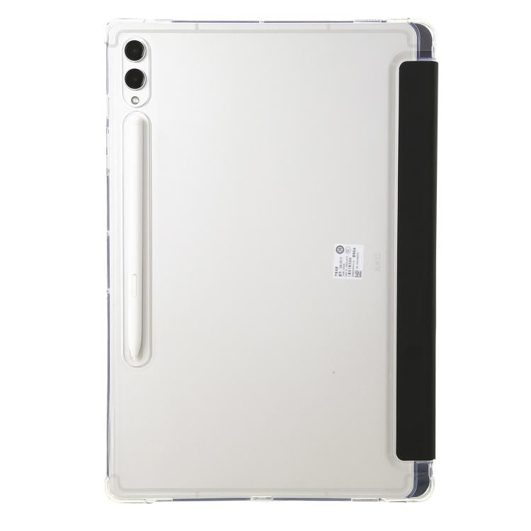 For Samsung Galaxy Tab S11 Clear Acrylic Deformation Leather Tablet Case