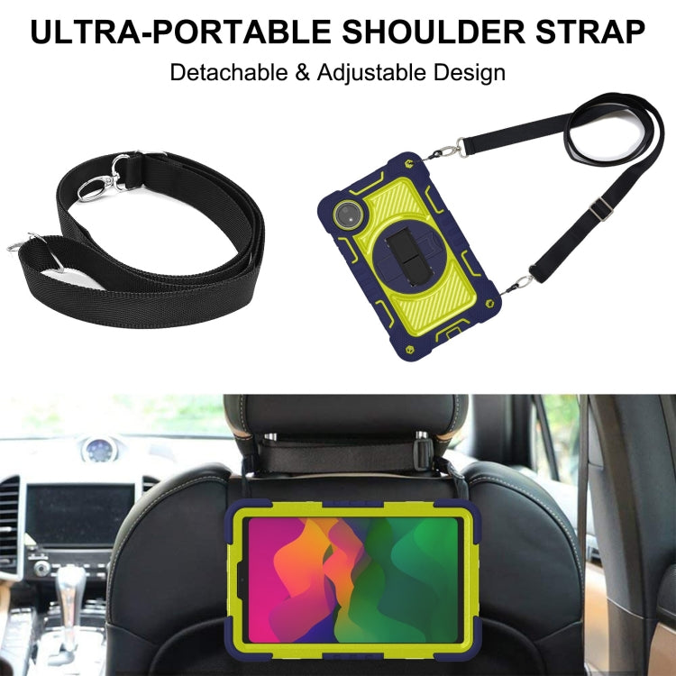 For Redmi Pad SE 8.7 4G 360 Degree Rotation PC Contrast Silicone Tablet Case