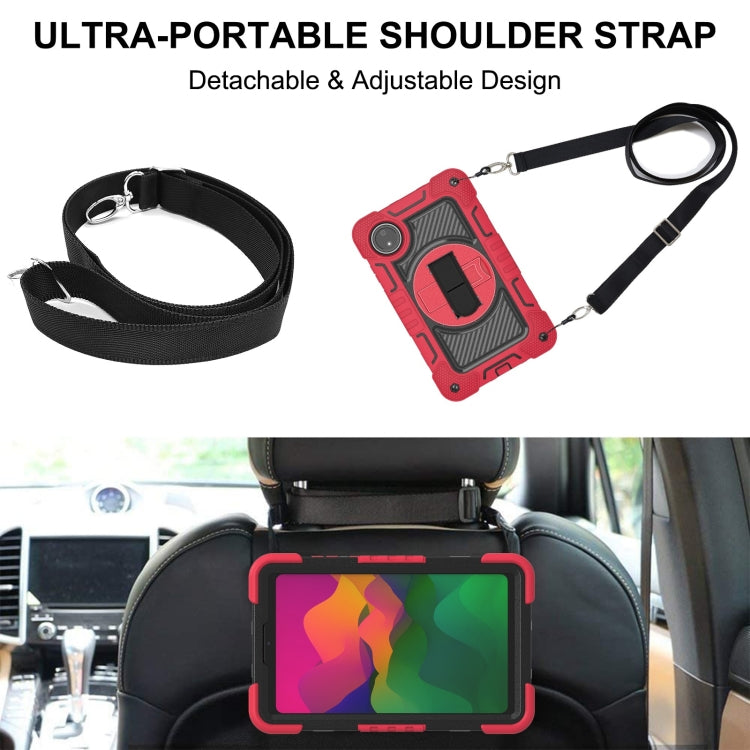For Redmi Pad SE 8.7 4G 360 Degree Rotation PC Contrast Silicone Tablet Case