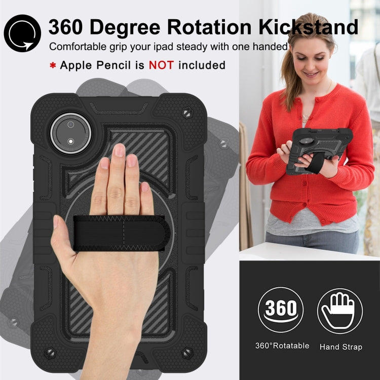 For Redmi Pad SE 8.7 4G 360 Degree Rotation PC Contrast Silicone Tablet Case
