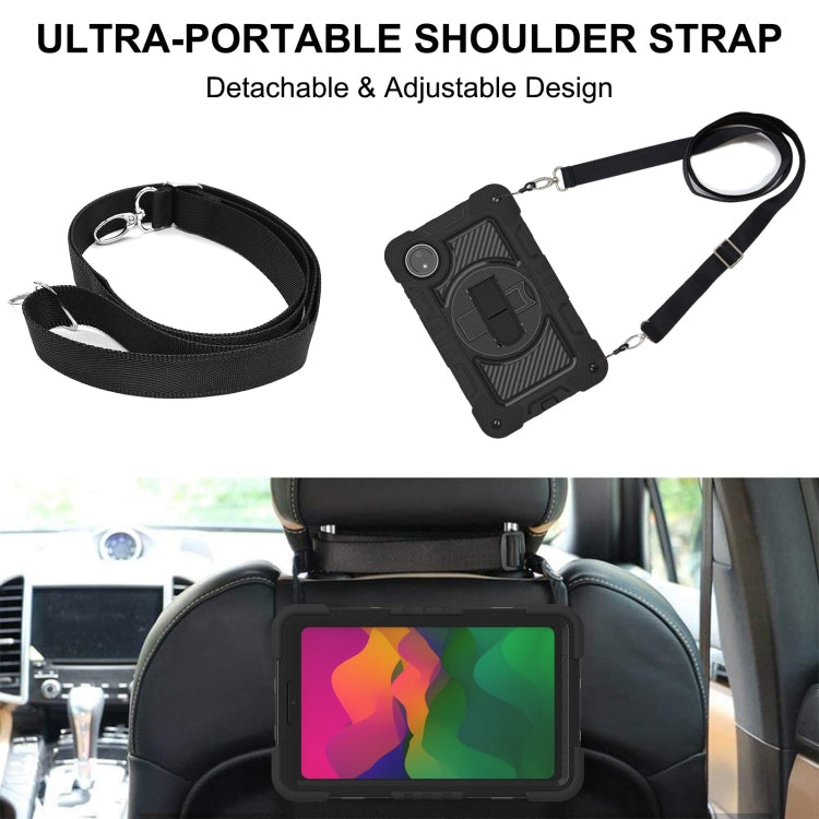 For Redmi Pad SE 8.7 4G 360 Degree Rotation PC Contrast Silicone Tablet Case