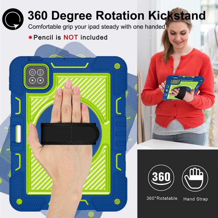 For Xiaomi Pad 7 / 7 Pro 360 Degree Rotation PC Contrast Silicone Tablet Case