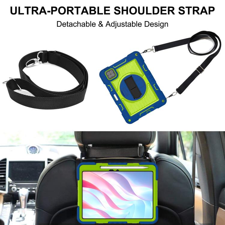 For Xiaomi Pad 7 / 7 Pro 360 Degree Rotation PC Contrast Silicone Tablet Case