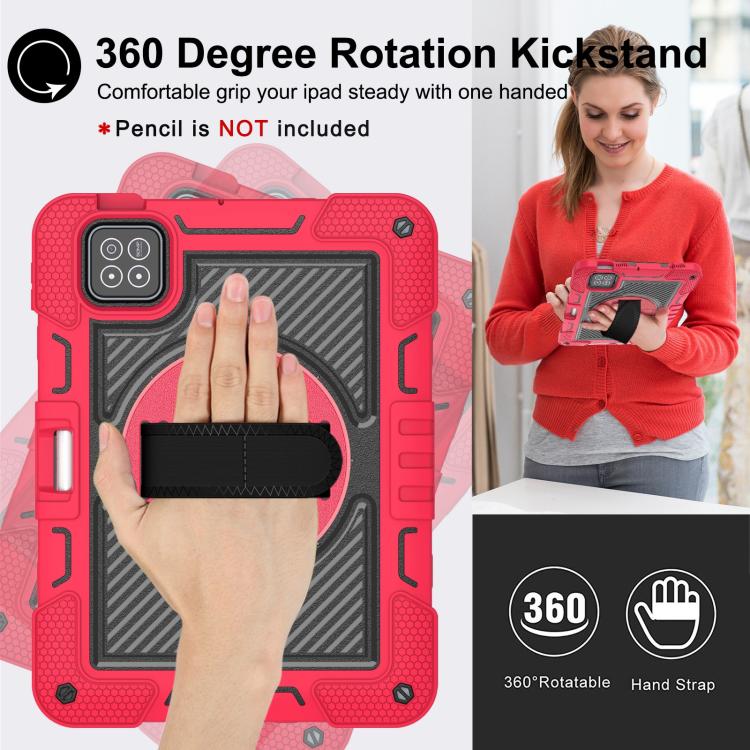 For Xiaomi Pad 7 / 7 Pro 360 Degree Rotation PC Contrast Silicone Tablet Case