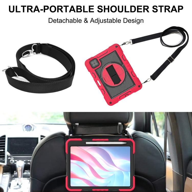For Xiaomi Pad 7 / 7 Pro 360 Degree Rotation PC Contrast Silicone Tablet Case