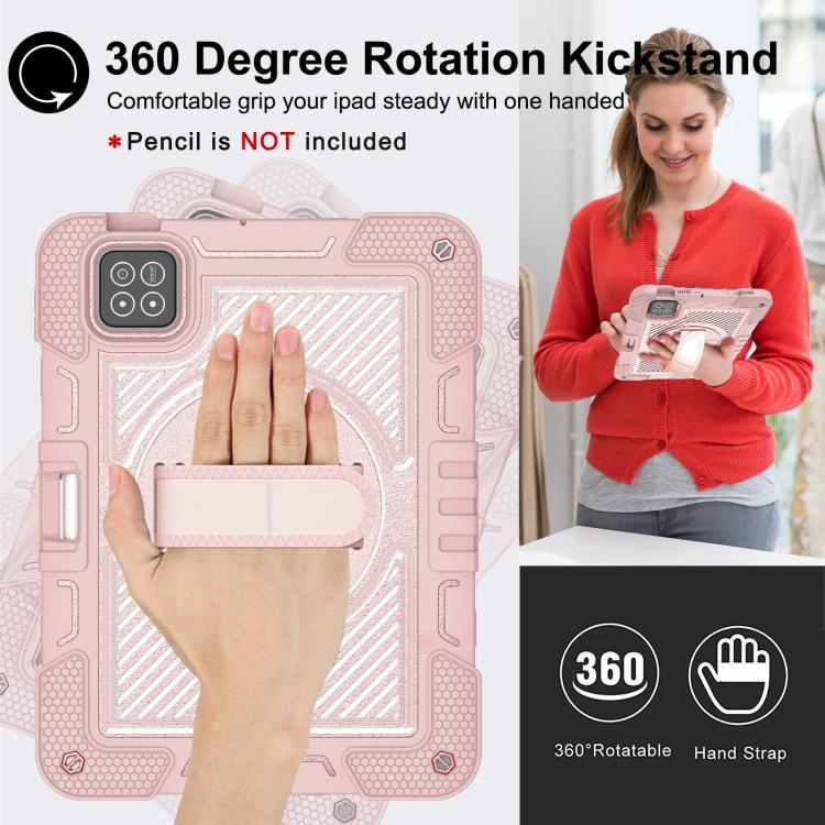For Xiaomi Pad 7 / 7 Pro 360 Degree Rotation PC Contrast Silicone Tablet Case