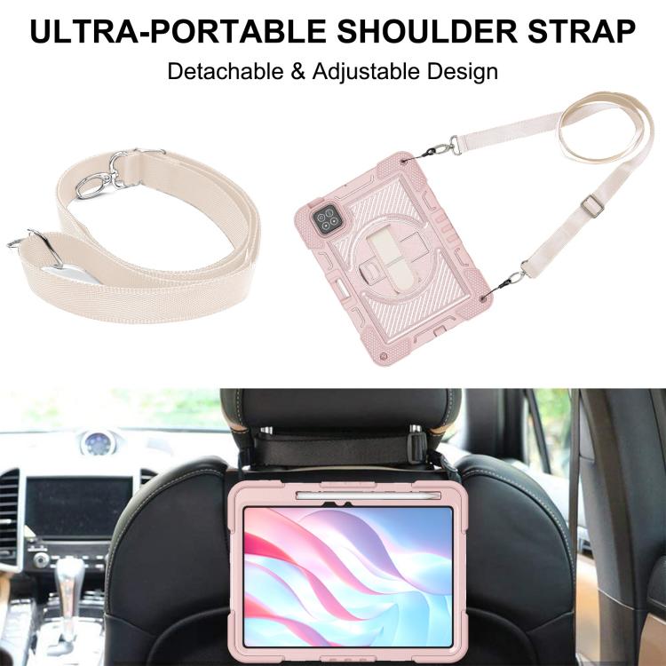 For Xiaomi Pad 7 / 7 Pro 360 Degree Rotation PC Contrast Silicone Tablet Case