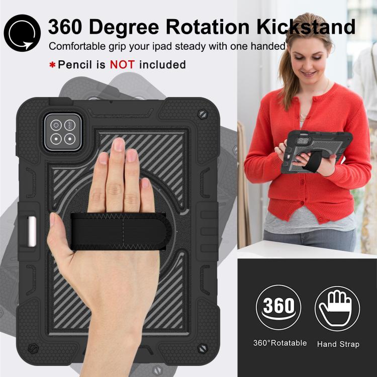 For Xiaomi Pad 7 / 7 Pro 360 Degree Rotation PC Contrast Silicone Tablet Case
