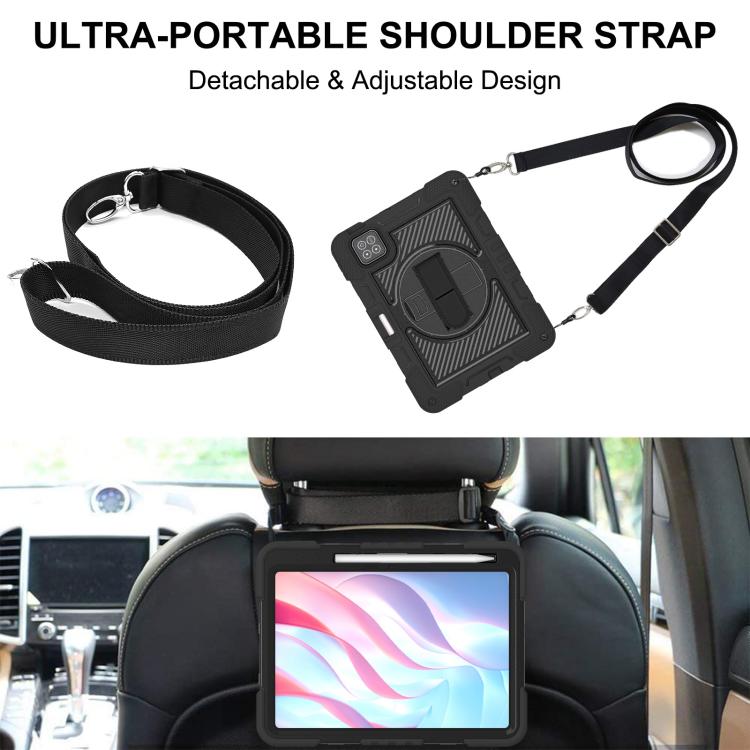 For Xiaomi Pad 7 / 7 Pro 360 Degree Rotation PC Contrast Silicone Tablet Case