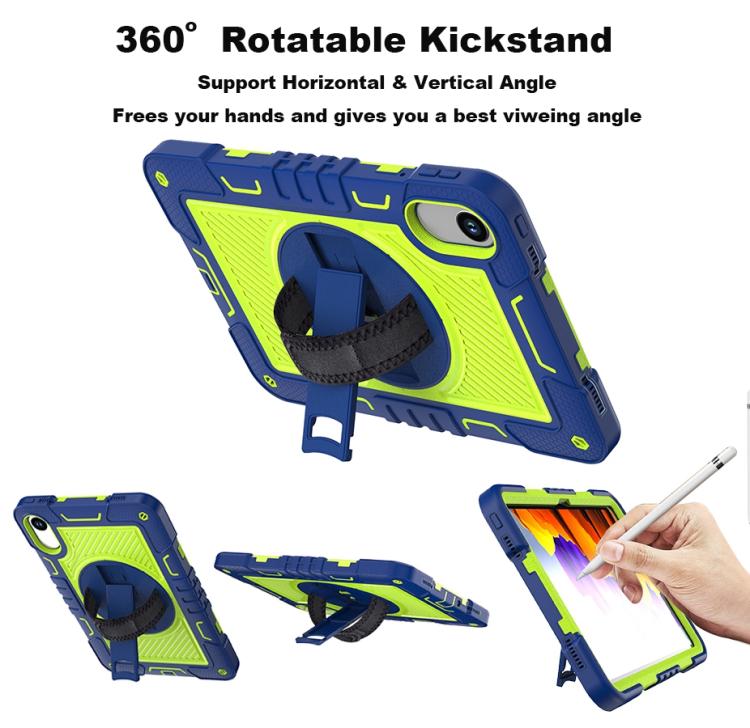 For Xiaomi Redmi Pad 2 360 Degree Rotation PC Contrast Silicone Tablet Case