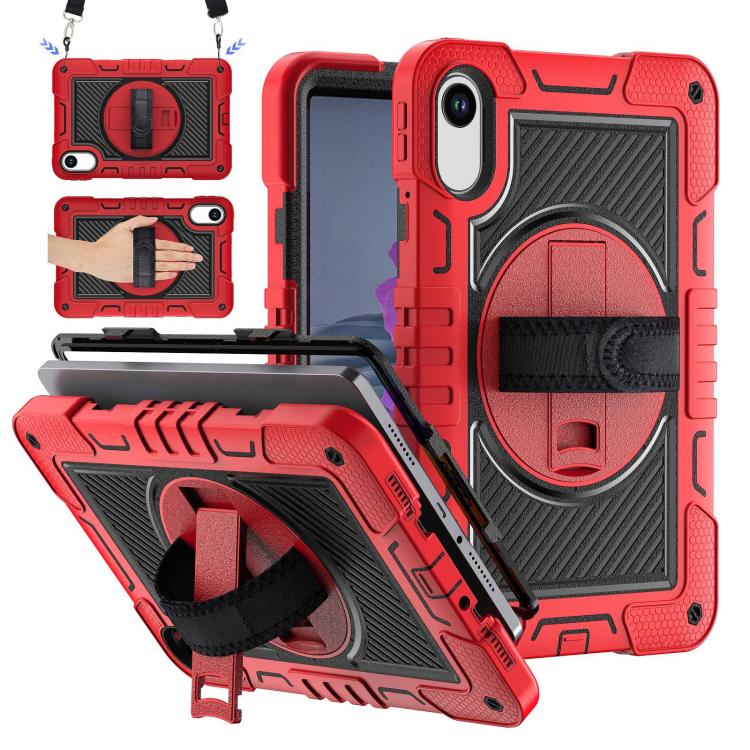 For Xiaomi Redmi Pad 2 360 Degree Rotation PC Contrast Silicone Tablet Case