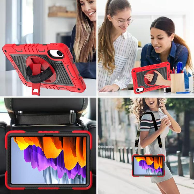 For Xiaomi Redmi Pad 2 360 Degree Rotation PC Contrast Silicone Tablet Case
