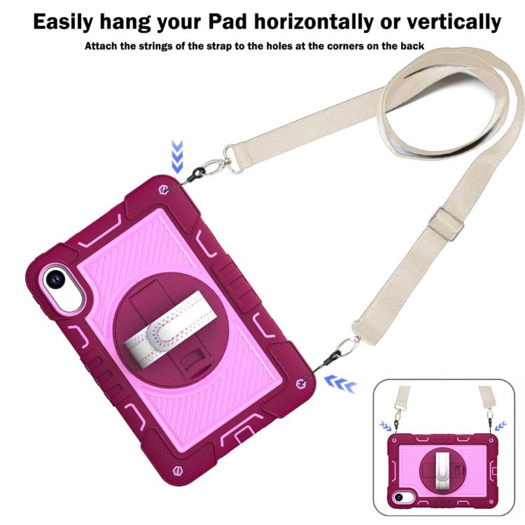 For Xiaomi Redmi Pad 2 360 Degree Rotation PC Contrast Silicone Tablet Case