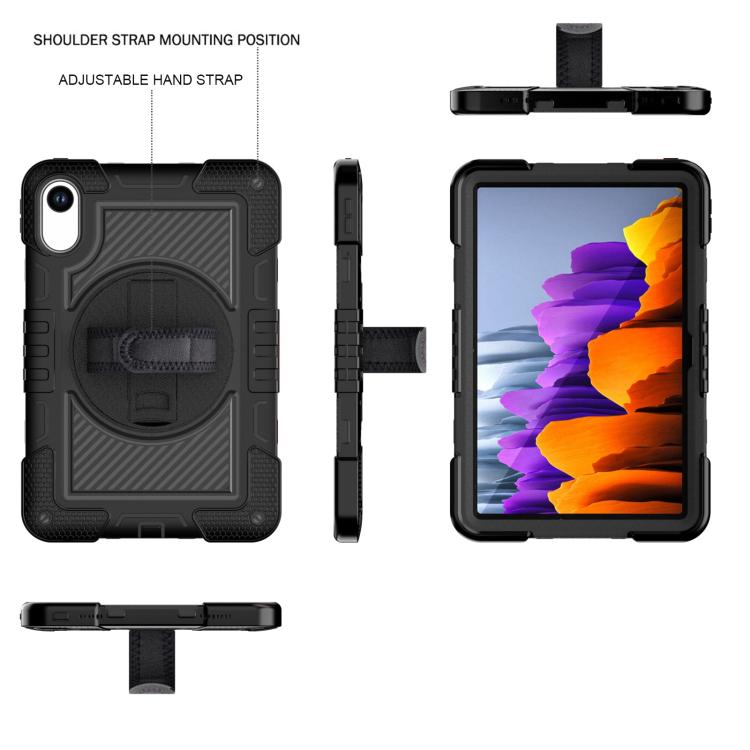 For Xiaomi Redmi Pad 2 360 Degree Rotation PC Contrast Silicone Tablet Case