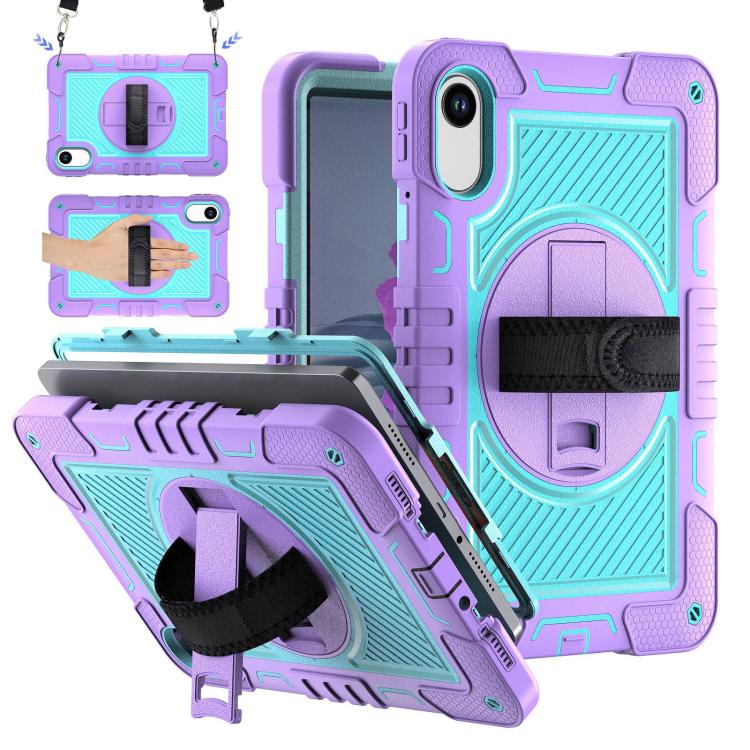 For Xiaomi Redmi Pad 2 360 Degree Rotation PC Contrast Silicone Tablet Case