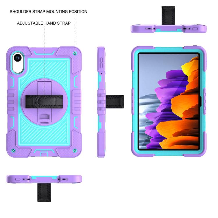 For Xiaomi Redmi Pad 2 360 Degree Rotation PC Contrast Silicone Tablet Case