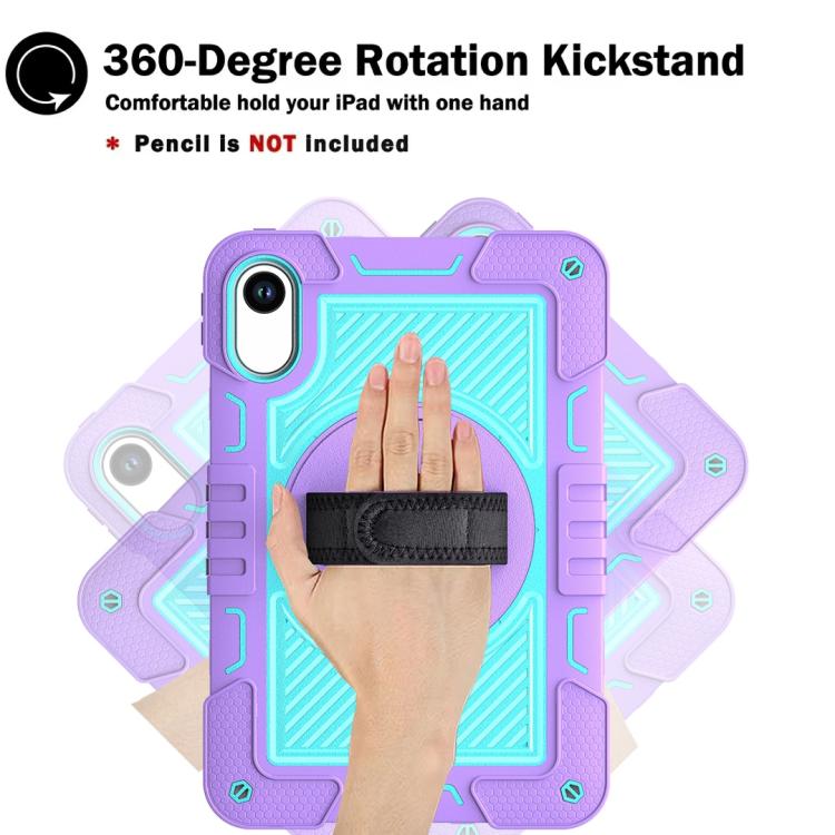 For Xiaomi Redmi Pad 2 360 Degree Rotation PC Contrast Silicone Tablet Case
