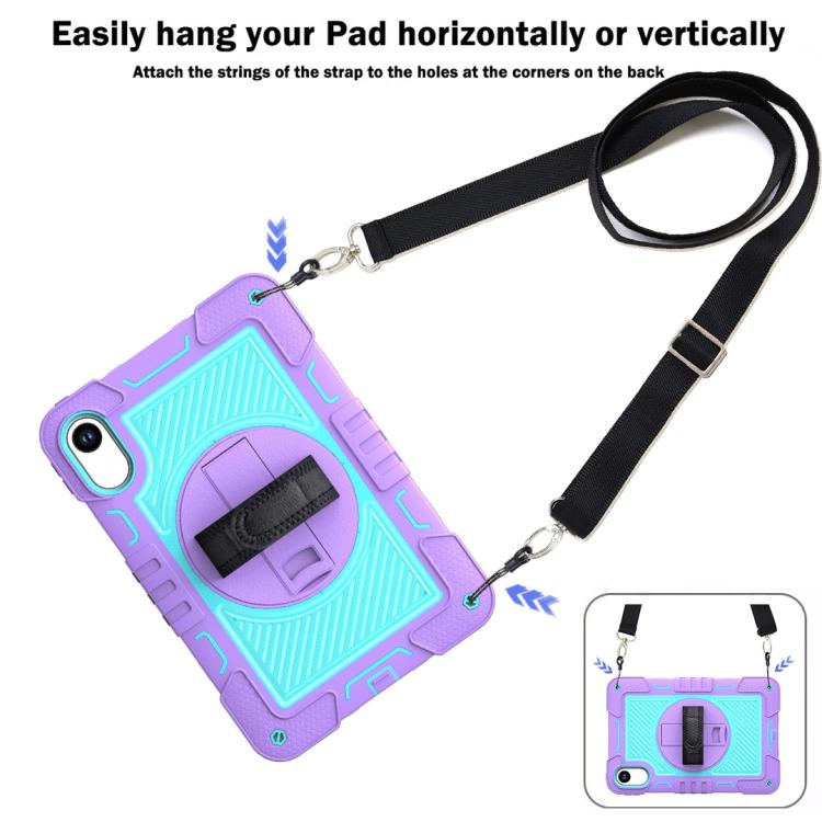 For Xiaomi Redmi Pad 2 360 Degree Rotation PC Contrast Silicone Tablet Case