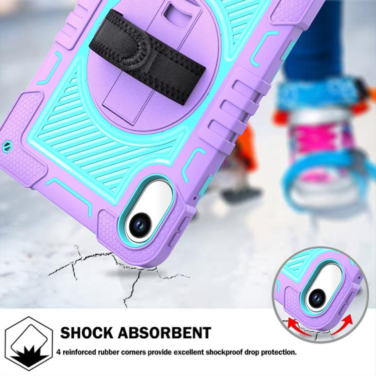 For Xiaomi Redmi Pad 2 360 Degree Rotation PC Contrast Silicone Tablet Case